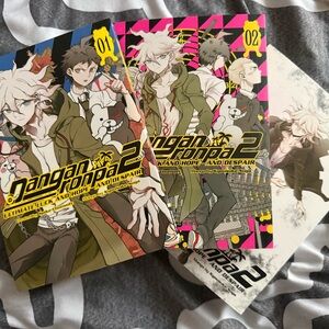 Danganronpa 2 - Ultimate Luck and Hope and Despair manga volumes 1, 2, & 3.